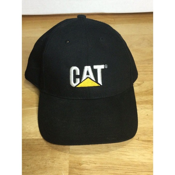 CAT Caterpillar Equipment Men's Hat, Cap  Adjustable Black‎ - Picture 1 of 6